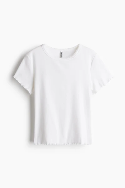 Overlocked Trim T-Shirt