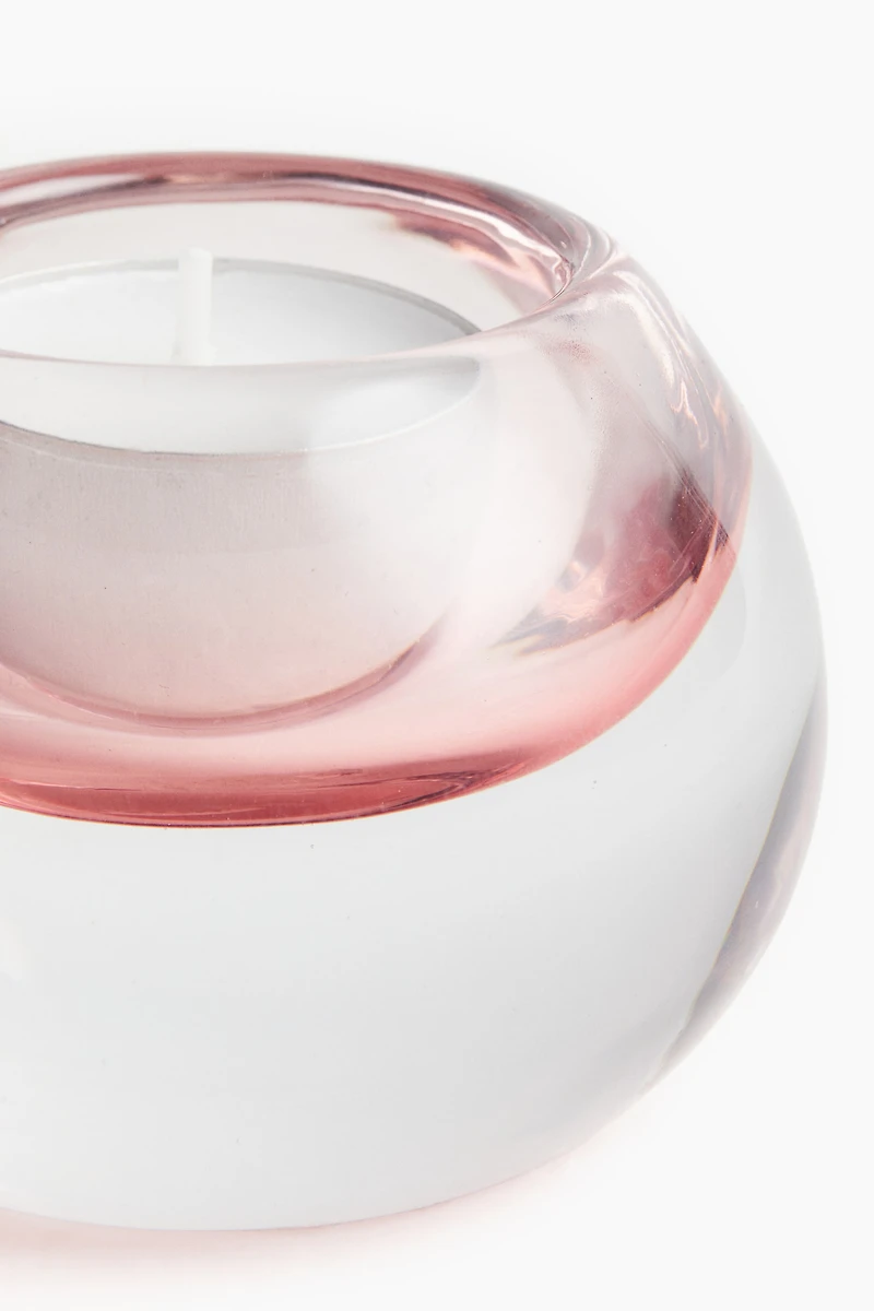 Glass Tea Light Holder