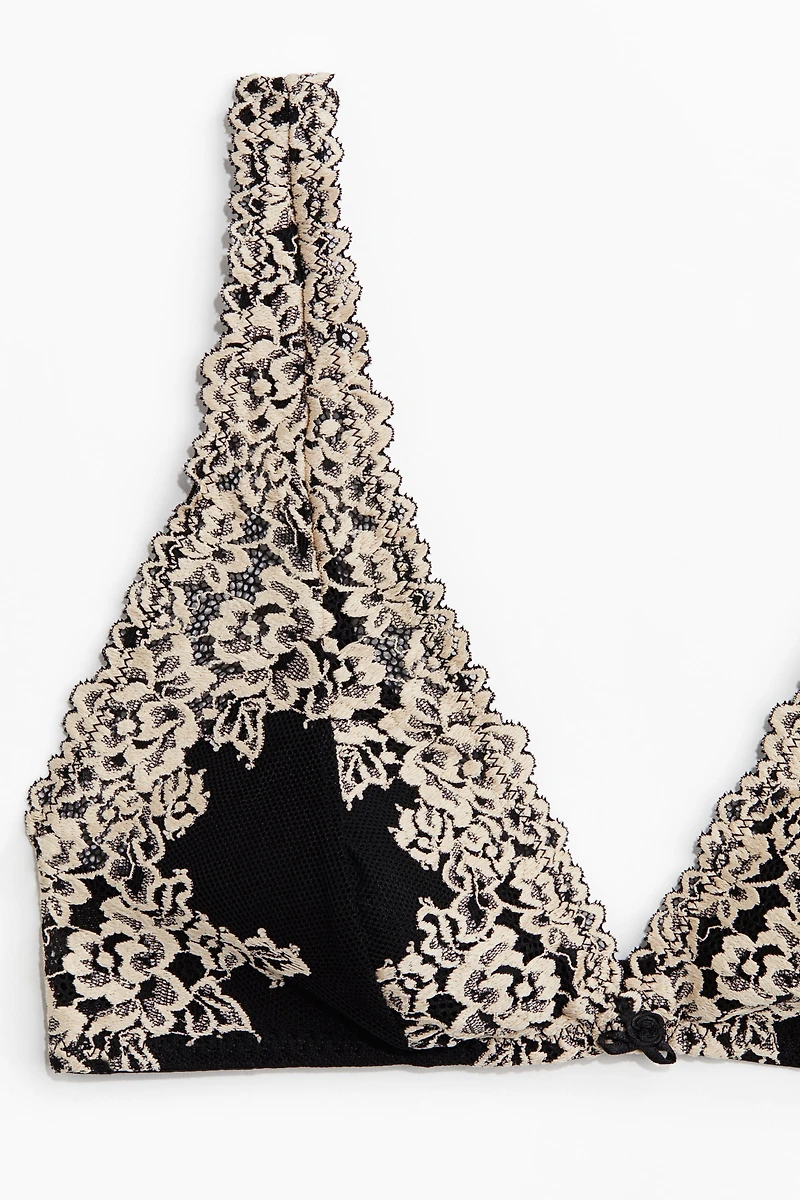 Padded Soft-Cup Lace Bra