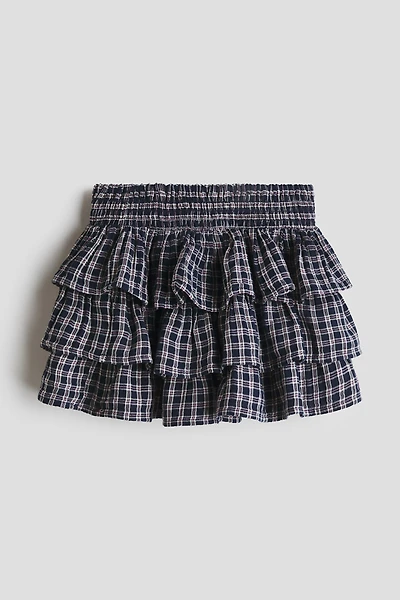 Tiered Cotton Skirt