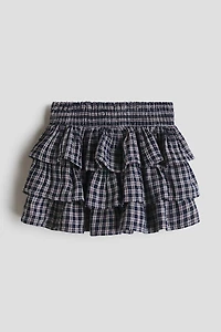 Tiered Cotton Skirt