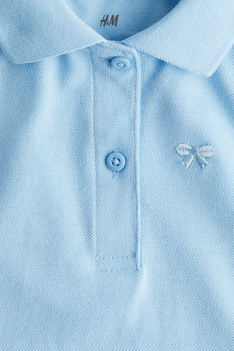 Robe trapèze en piqué