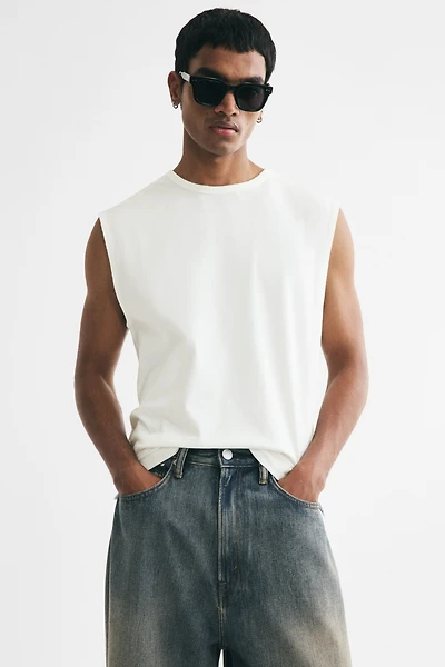 Regular-Fit Cotton Tank Top