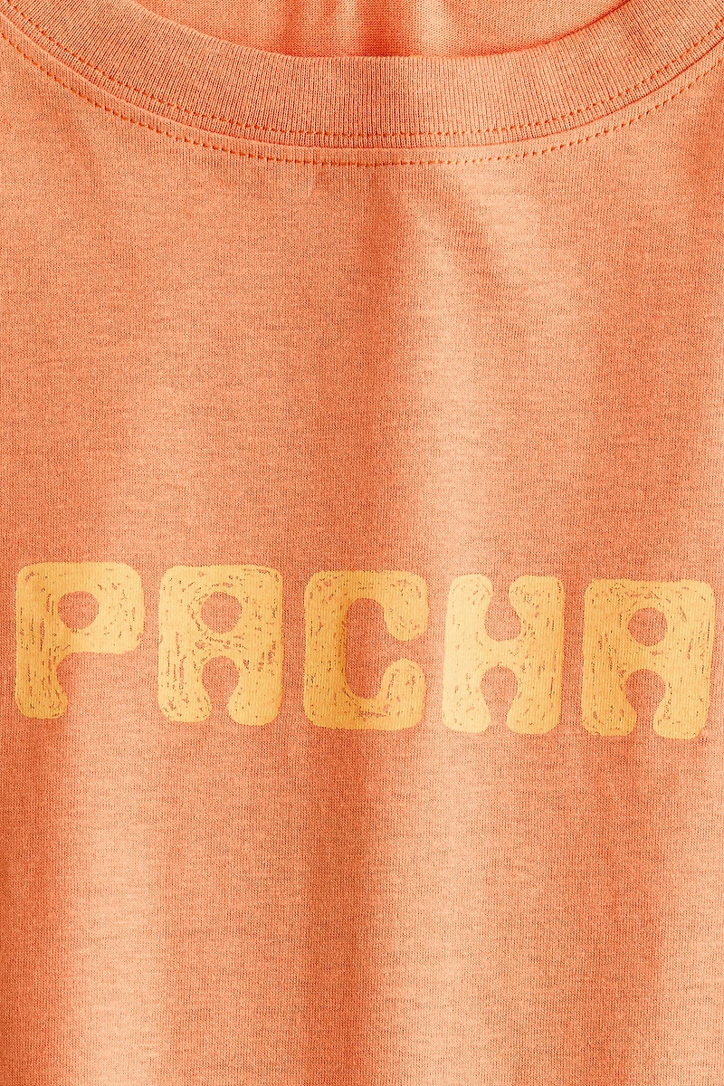 Oversized T-Shirt with Printed Motif
