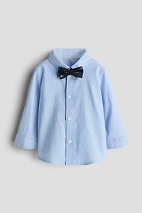 2-Piece Shirt and Bow-Tie Set