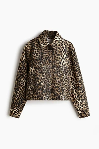 Veste en sergé à motif