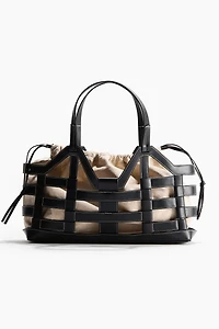 Grand sac fourre-tout avec cordon de serrage