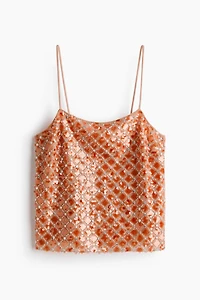 Embellished Strappy Top