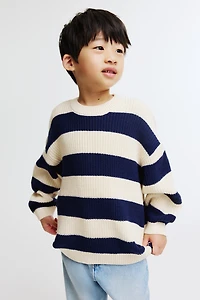 Patent-Knit Sweater