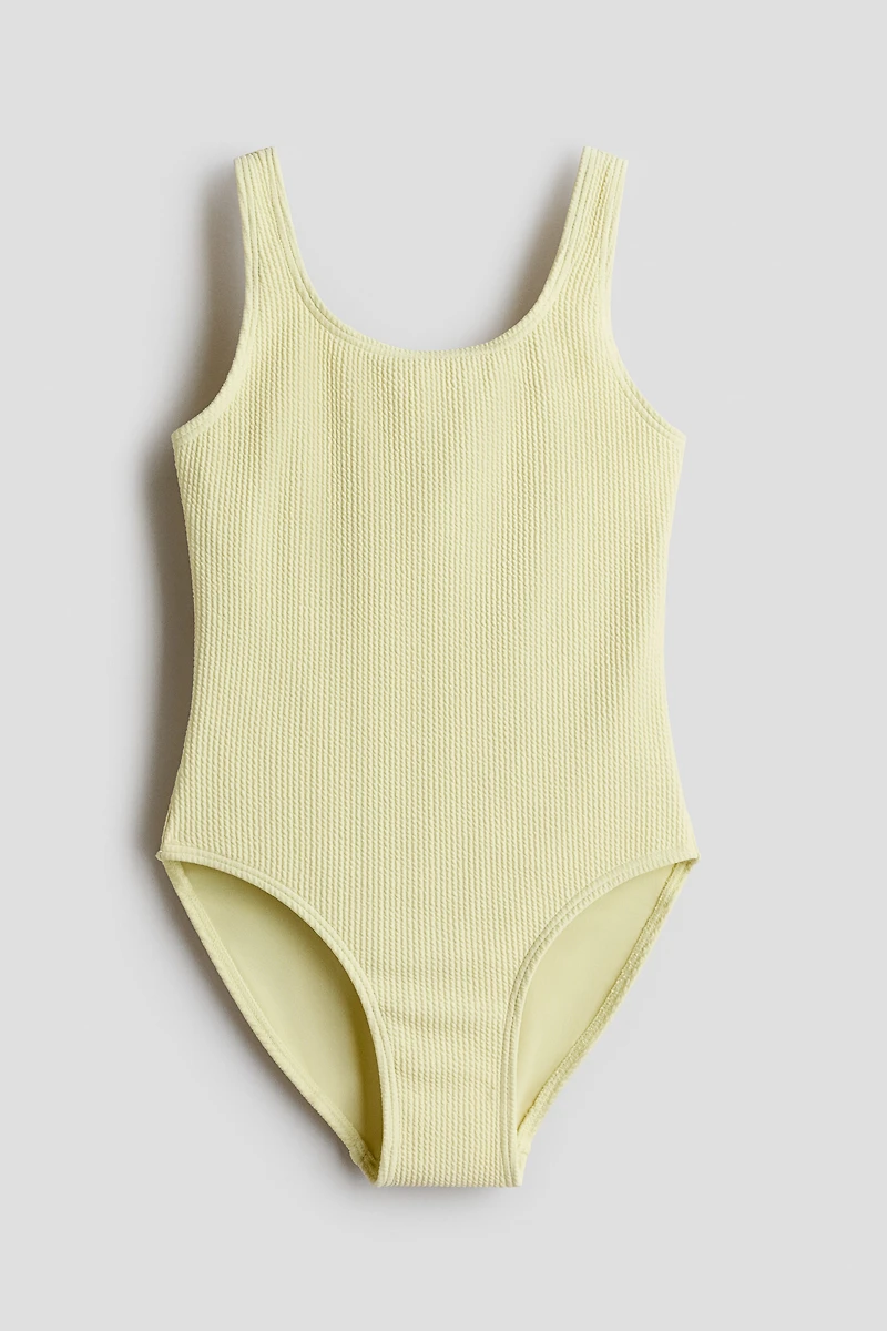 Costume de bain côtelé
