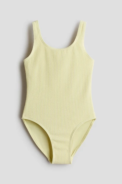 Costume de bain côtelé