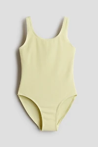 Costume de bain côtelé
