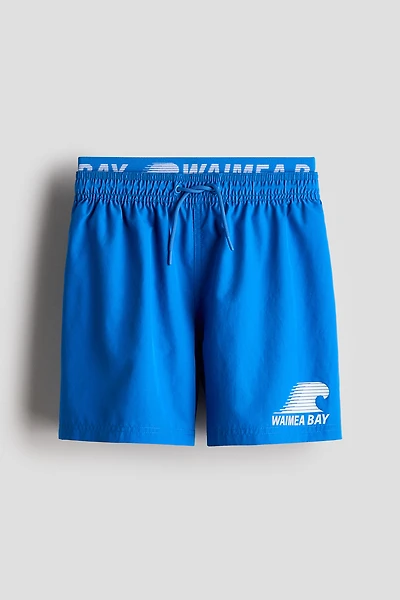 Short de bain à motif imprimé