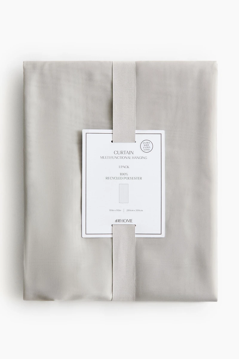 Single-Pack Long and Wide Curtain Panel