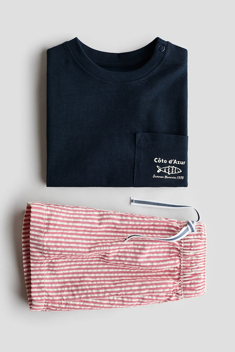 2-Piece T-Shirt and Shorts Set