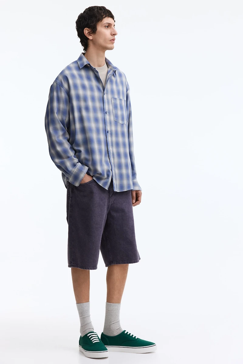 Relaxed Denim Shorts