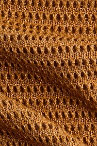 Glittery Crochet-Look Dress