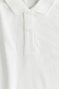 Polo en piqué de coton