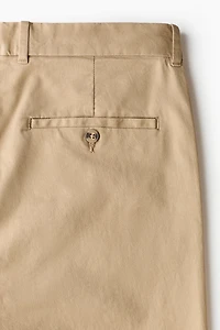 Pantalon de coutil près du corps en coton