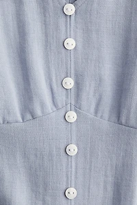 MAMA Button-Front Dress