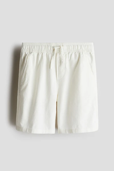 Linen-Blend Shorts