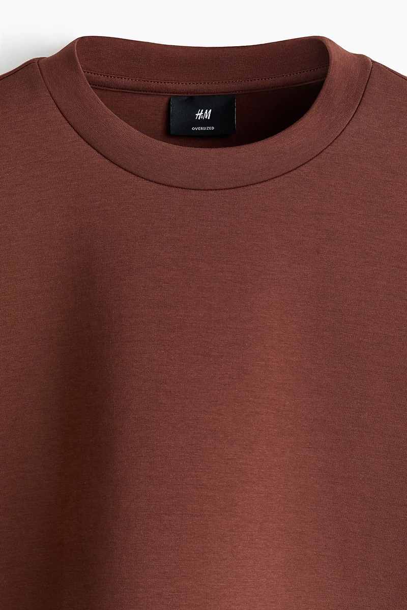 T-shirt ample en scuba