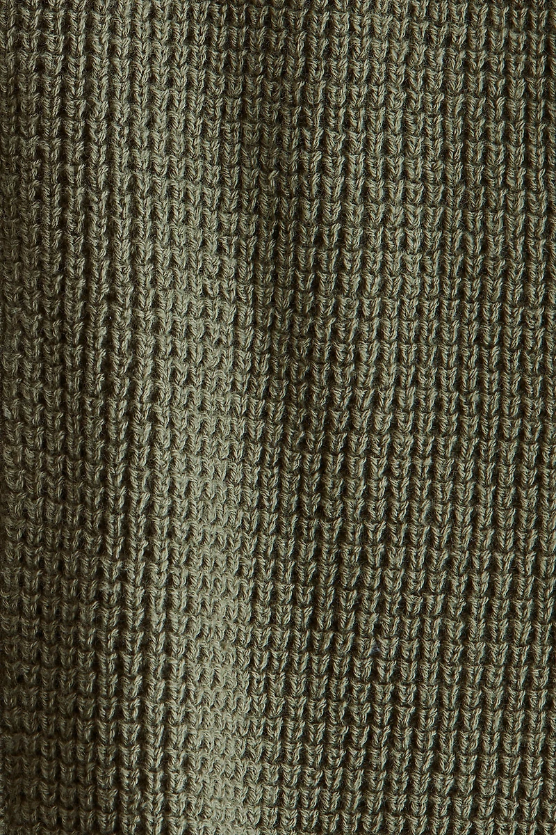 Cotton Cardigan with Zipper