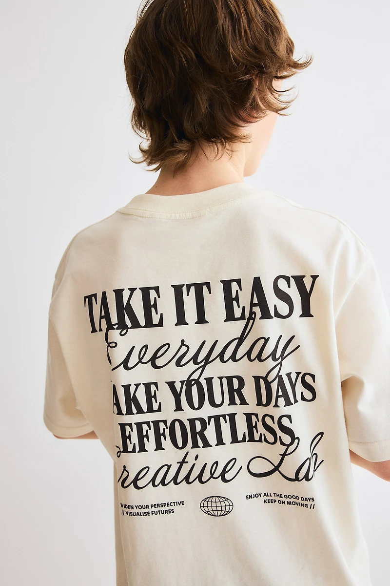 Loose-Fit Printed T-Shirt