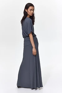 Draped Maxi Dress