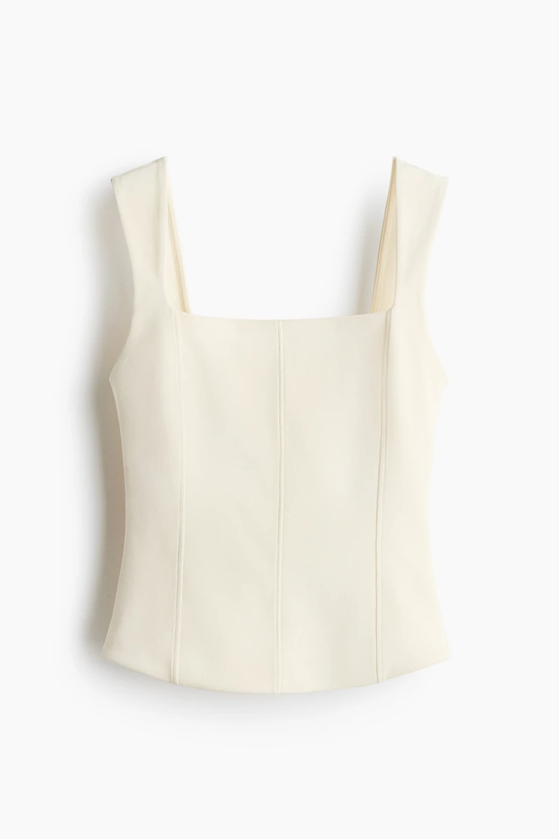 Square-Neck Tank Top