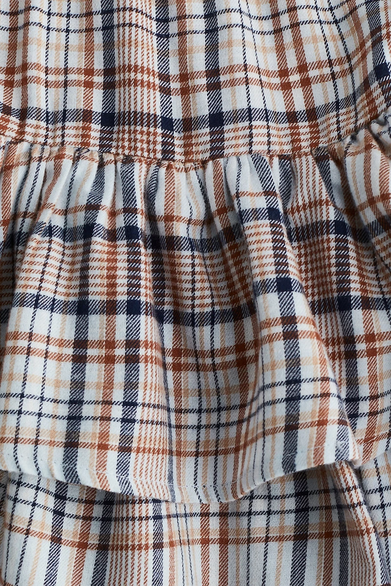 Tiered Drawstring Skirt