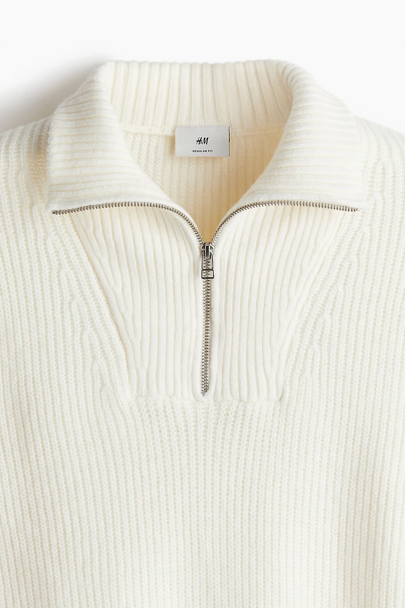 Regular Fit Half-Zip Sweater