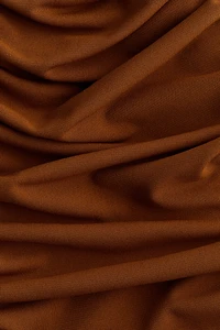 Draped Off-the-Shoulder Dress