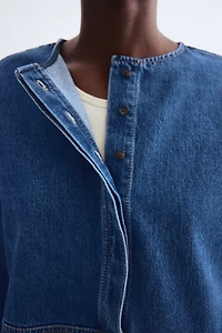 Pullover Twill Blouse