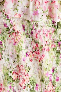 Smocked Off-the-Shoulder Dress