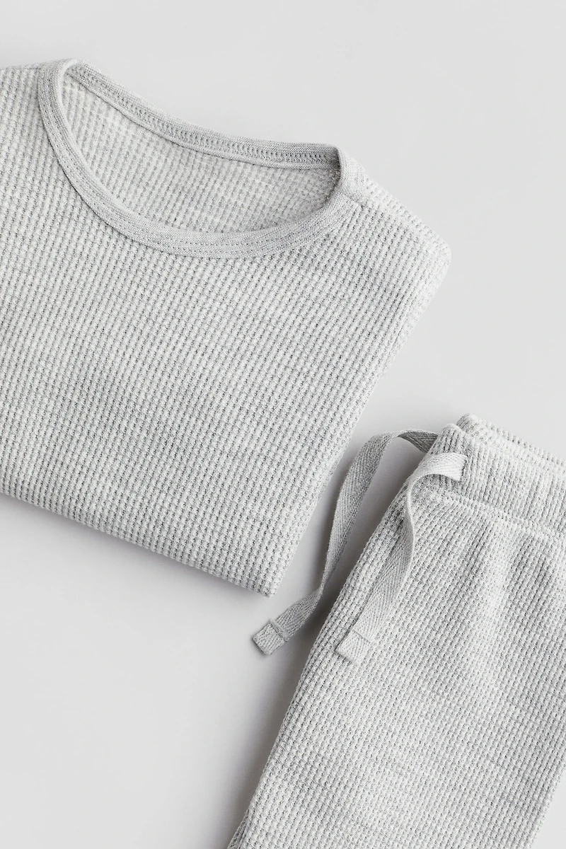 Ensemble en coton gaufré