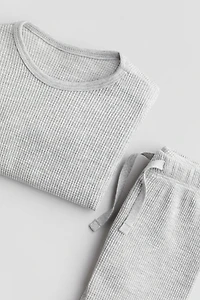 Ensemble en coton gaufré