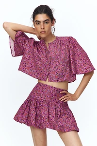 Short Cotton Blouse