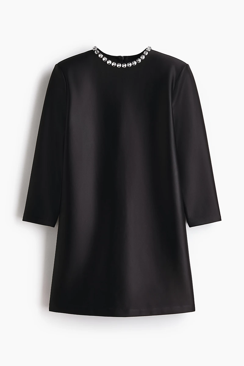 Embellished Mini Dress