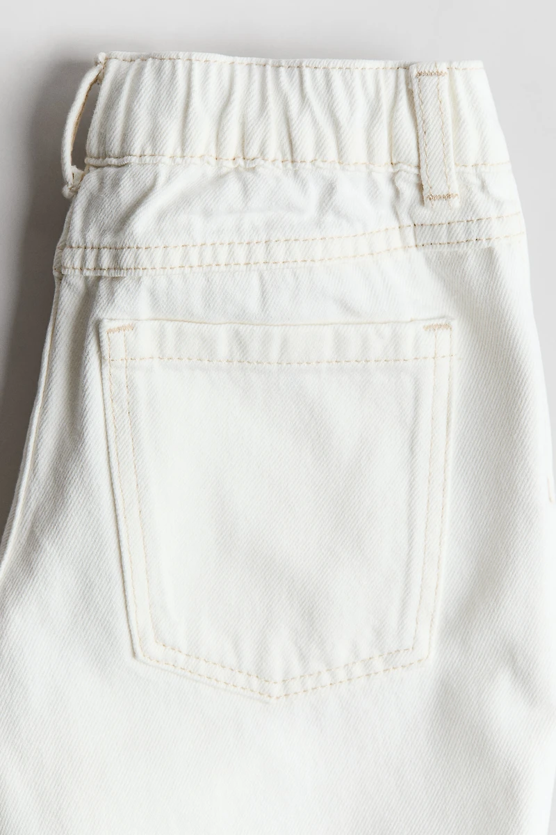 Short ample en denim