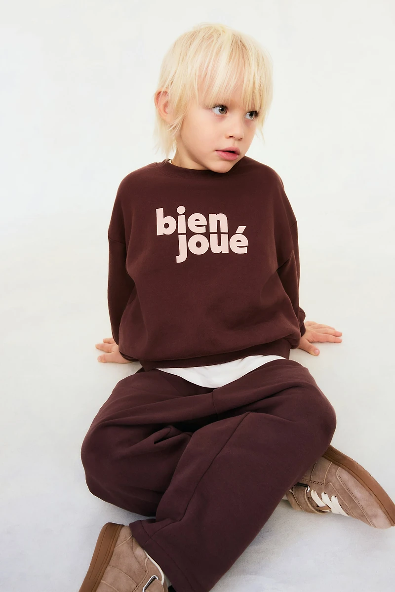 Printed Cotton Sweatshirt