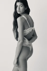 Padded Soft-Cup Lace Bra