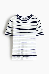 T-shirt en fin tricot