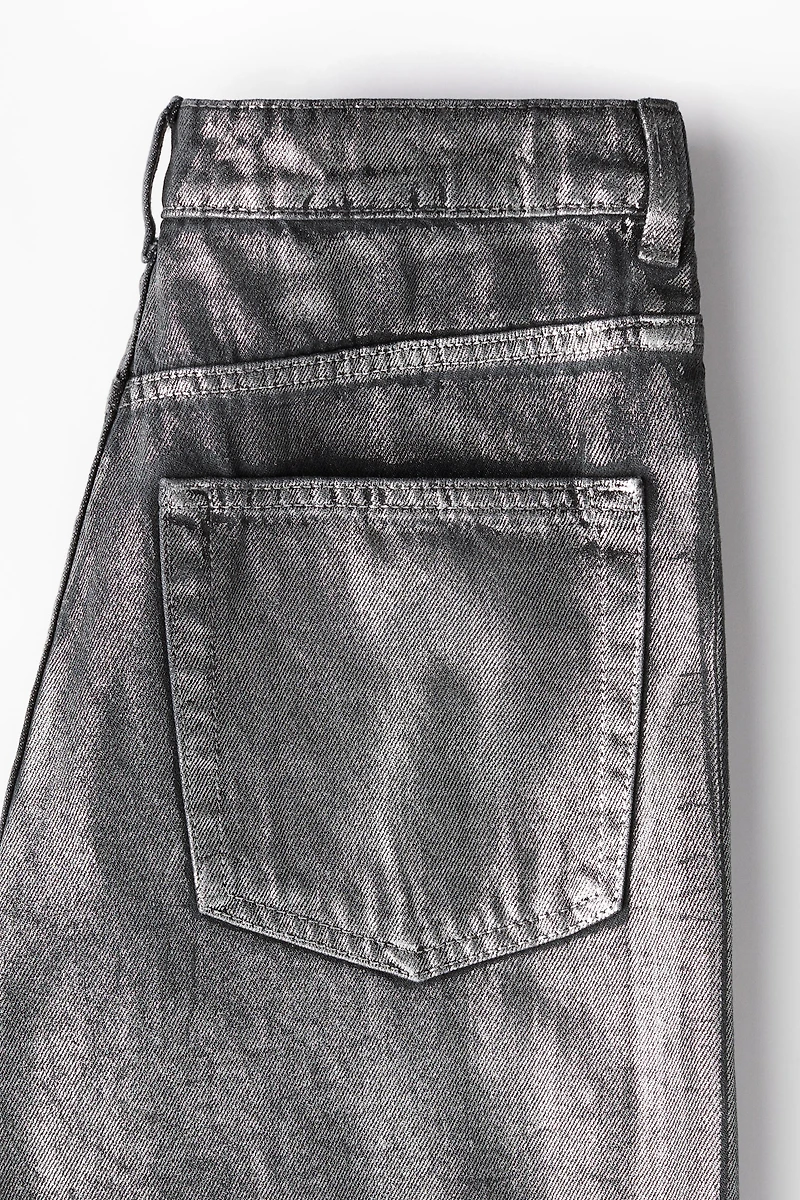 Jean Taille Haute Coupe Ample