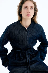Quilted Denim Jacket