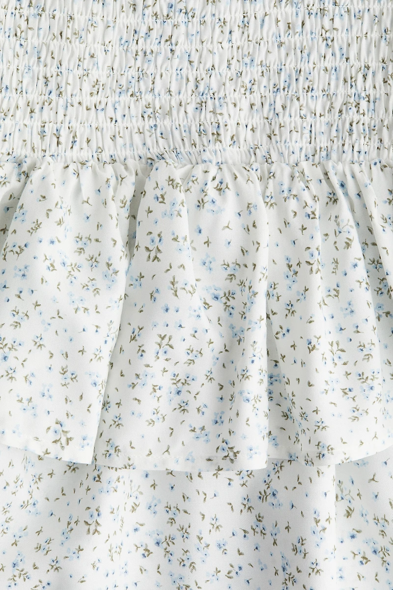 Smocked Strappy Dress