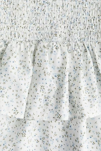 Smocked Strappy Dress