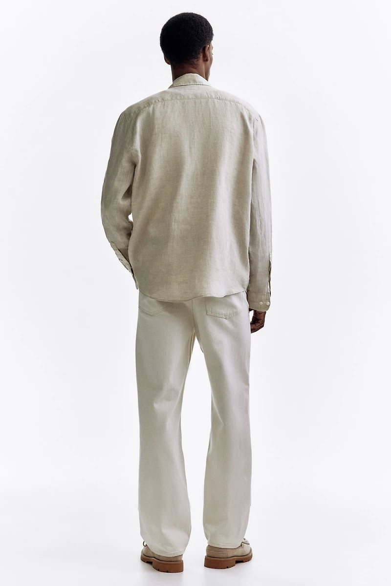 Chemise classique en lin