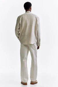 Chemise classique en lin