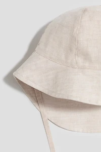 Chapeau de soleil en lin